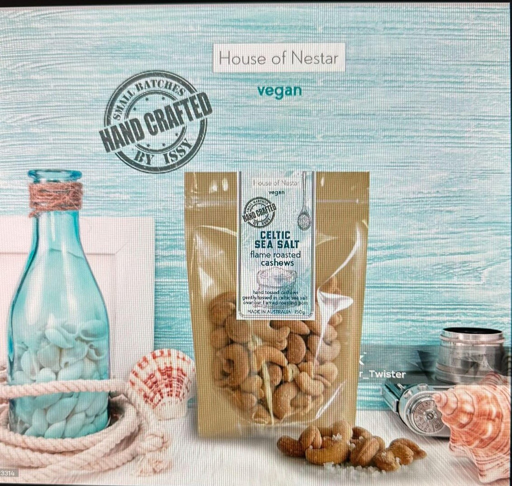 Celtic Sea Salt Cashews - Handcrafted by Issy