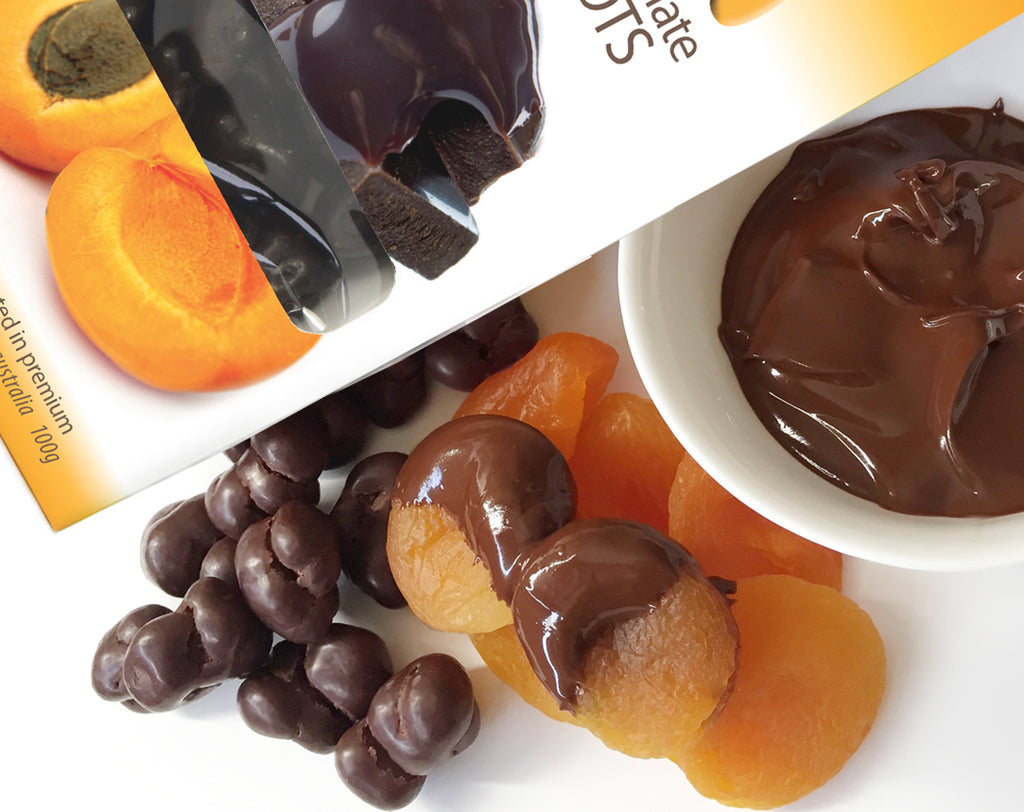 Dark Chocolate Apricot 100g