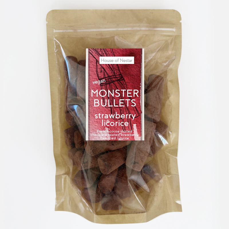 LIMITED STOCK - COCOA DUSTED MONSTER STRAWBERRY LICORICE