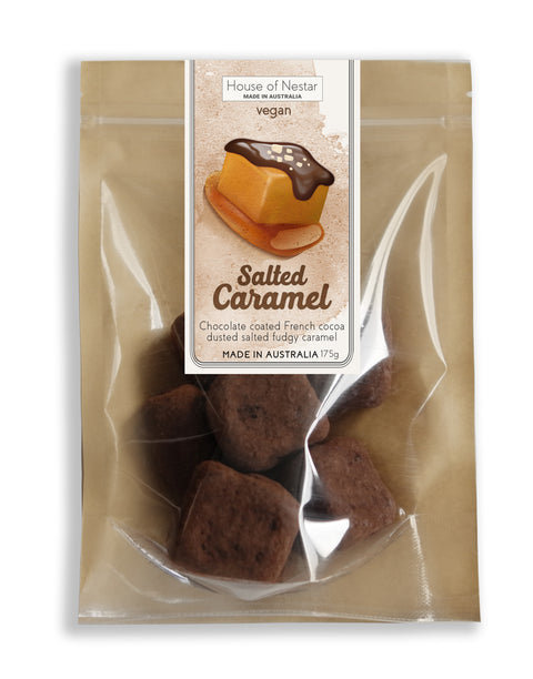 SALTED FUDGY CARAMELS